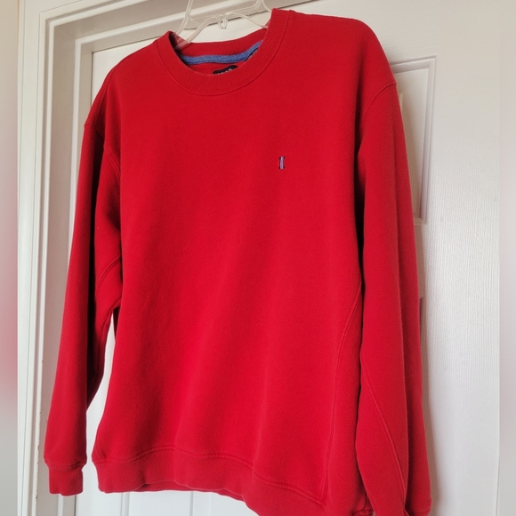 IZOD Red Sweatshirt Large - Picture 3 of 7